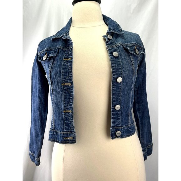 Vintage 90's Thick Denim Cherokee Jacket, Size XL 14/16 - Picture 1 of 10